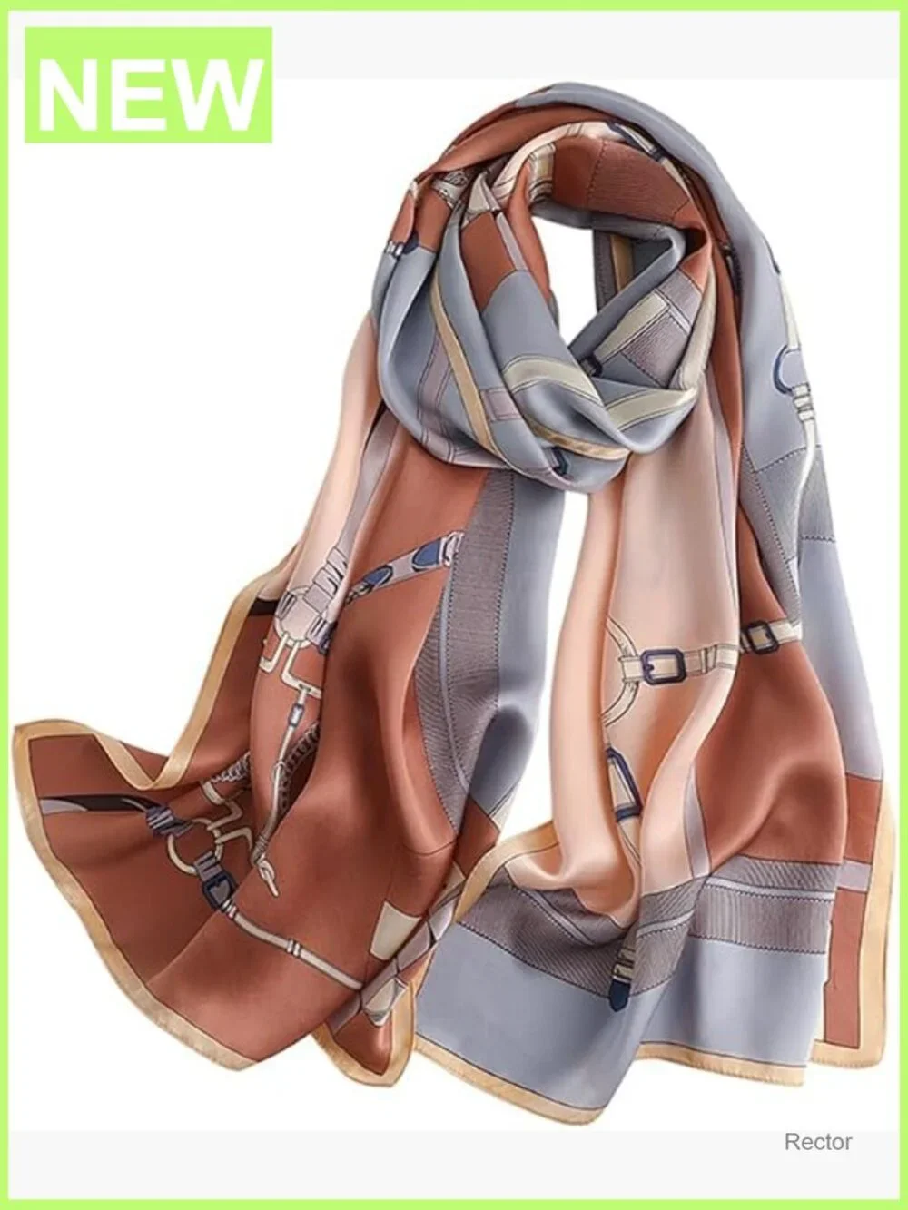 100% Mulberry Silk Long Scarf for Women Large Oblong Shawl Wraps Neck Headscarf